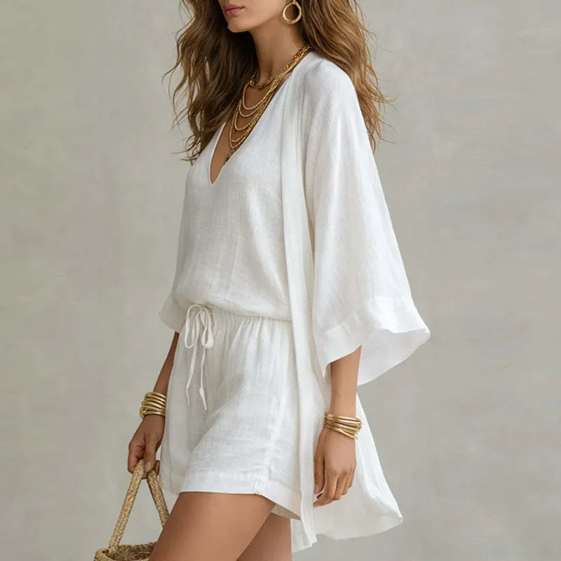 Zaylee | Women’s 3-Piece Linen Co-ord Set