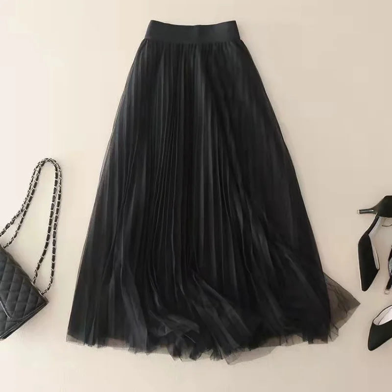 Morgan | Pleated Flowy Skirt