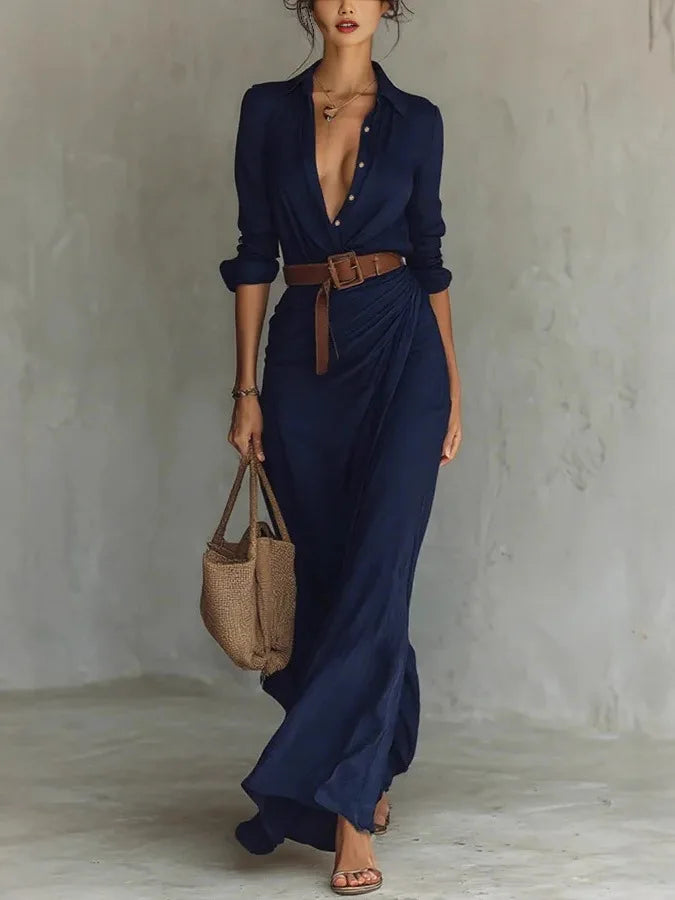 Perla | Wrap Maxi Dress