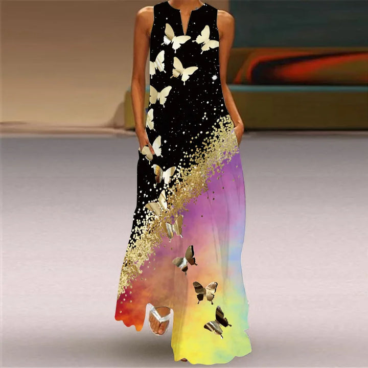 Aurelia | Butterfly Bloom A-Line Dress