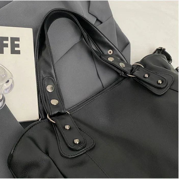 Demi | Large soft leather bag