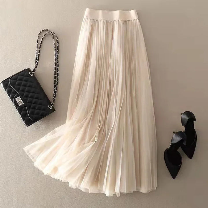 Morgan | Pleated Flowy Skirt