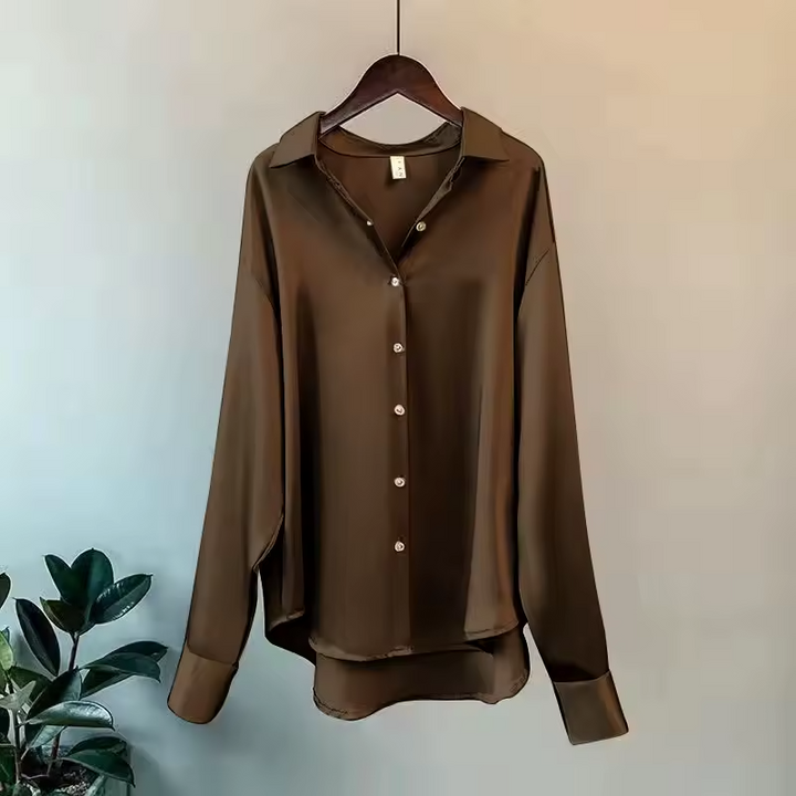 Sophia | Long Sleeve Button-Up Shirt