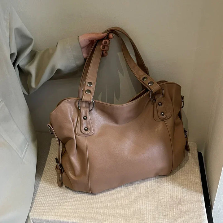 Demi | Large soft leather bag
