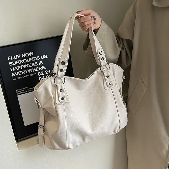 Demi | Large soft leather bag