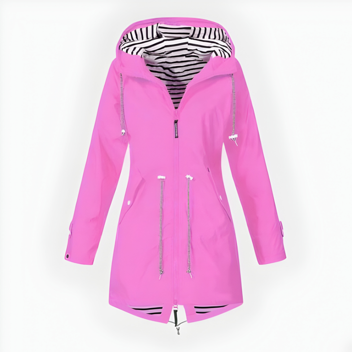 Greer | Women’s Stylish Long Rain Jacket