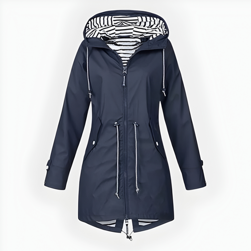 Greer | Women’s Stylish Long Rain Jacket