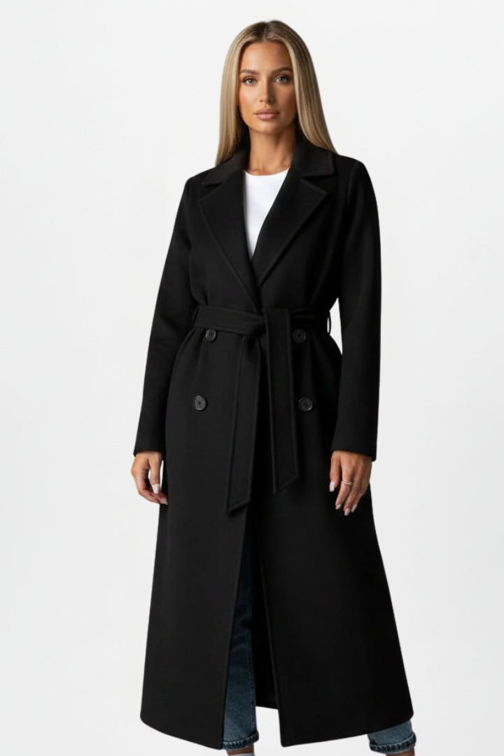 Rowena | Women’s Long Coat with Belt