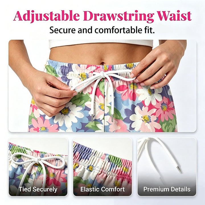 Amelia | Drawstring Waist Casual Trousers