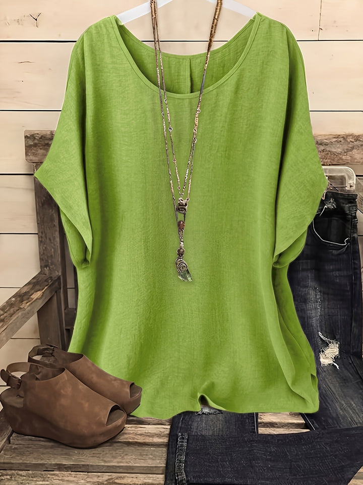 Annie | Relaxed Fit Short Sleeve Top