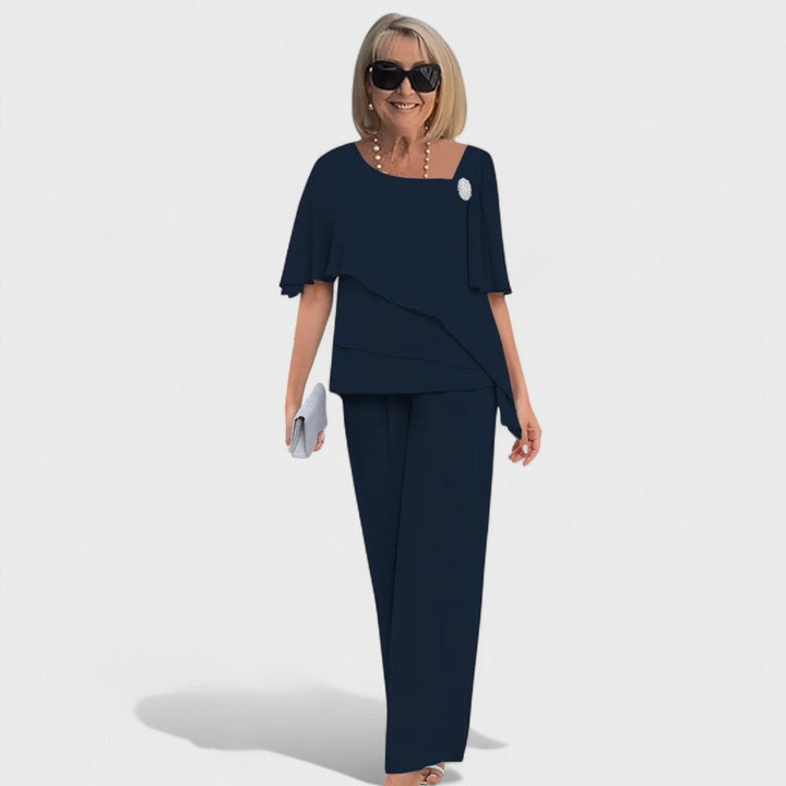 Joyce | Asymmetric Layered Two-Piece Set