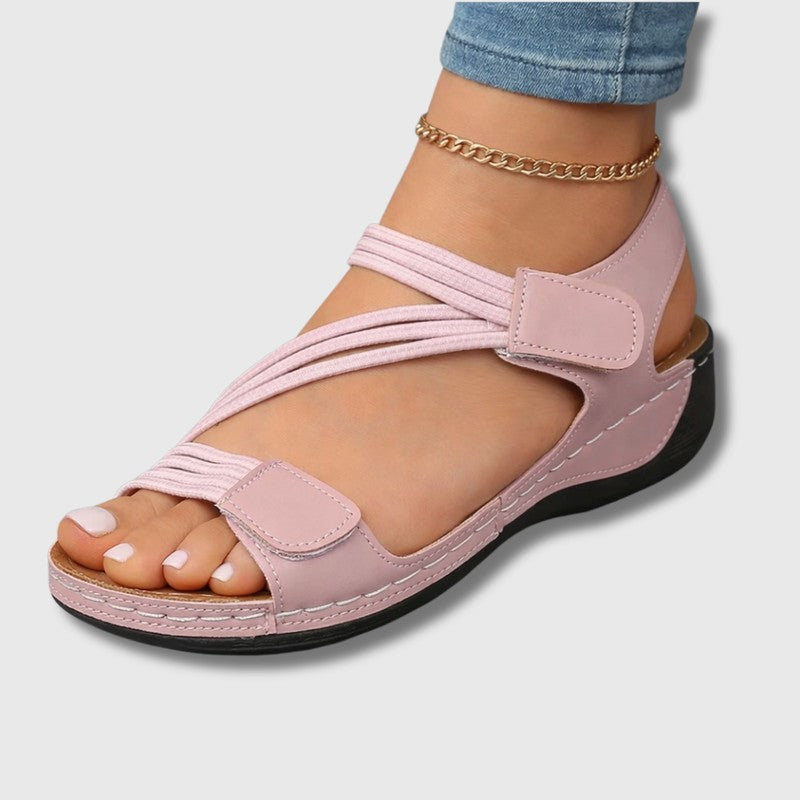 Agnes | Adjustable Strap Open-Toe Sandals