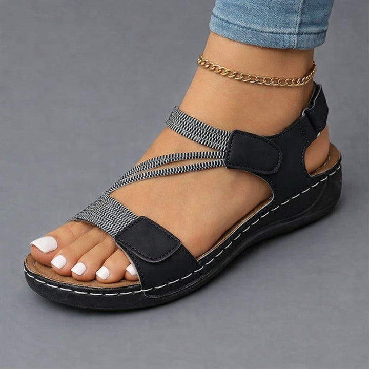 Agnes | Adjustable Strap Open-Toe Sandals