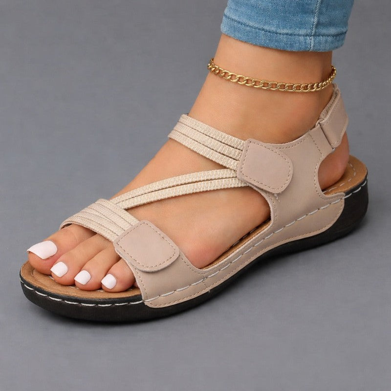 Agnes | Adjustable Strap Open-Toe Sandals
