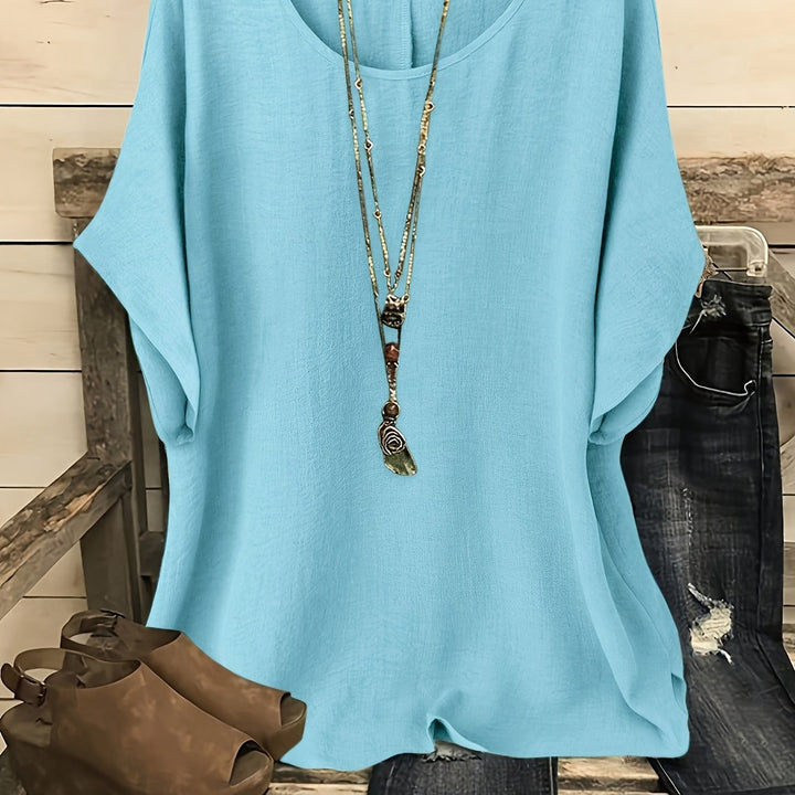 Annie | Relaxed Fit Short Sleeve Top
