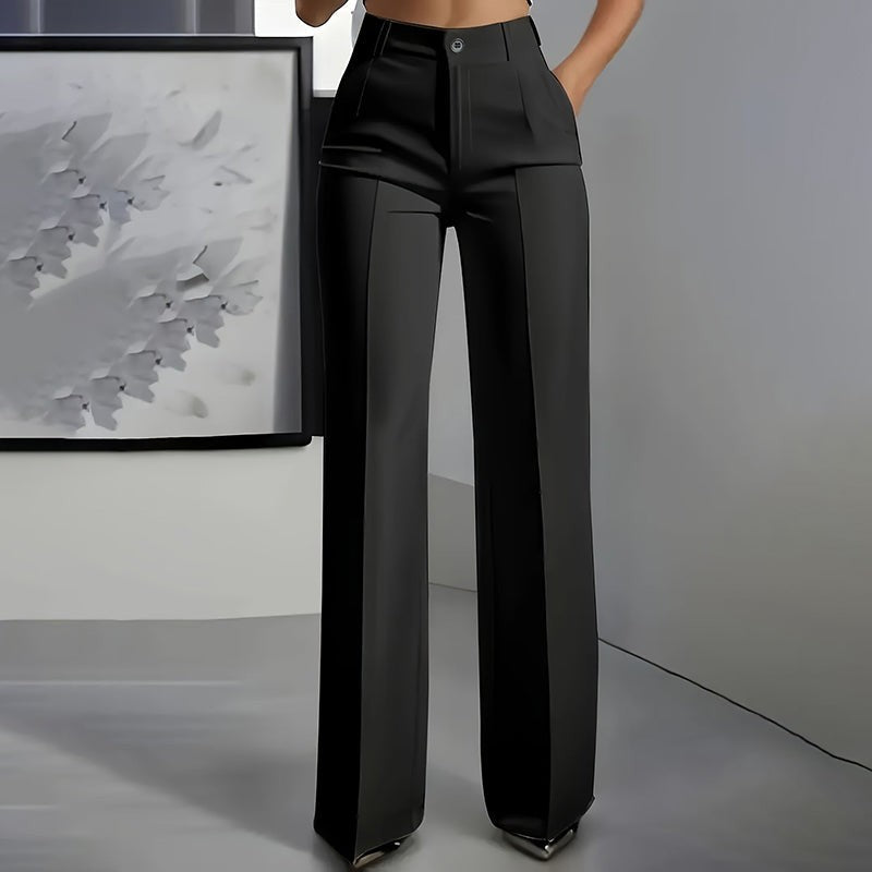 Women’s High-Waist Wide-Leg Dress Trousers