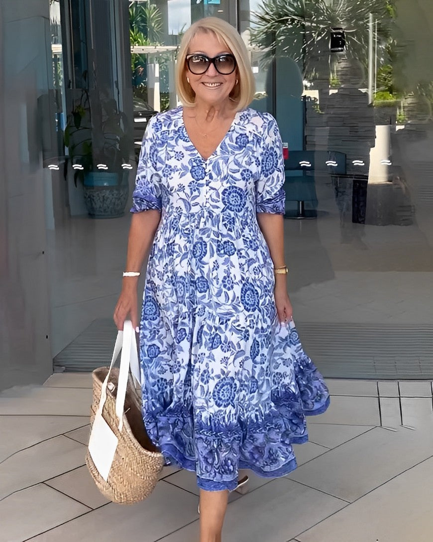 Lowri | Tiered Floral Maxi Dress
