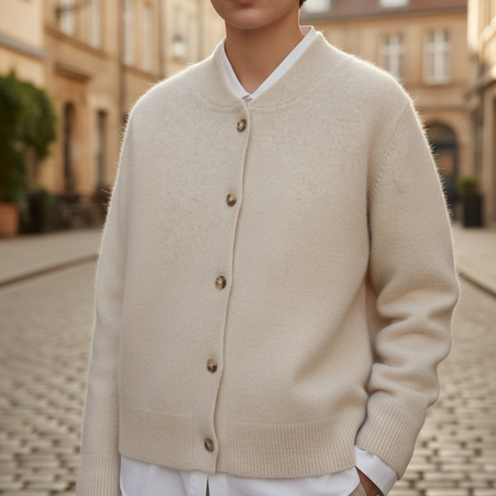 Rowan | Women's Bomber Style Button-Up Cardigan