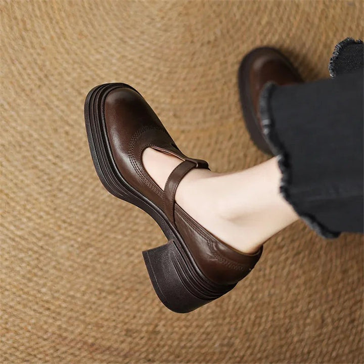 Vivienne | Classic T-Bar Block Heels