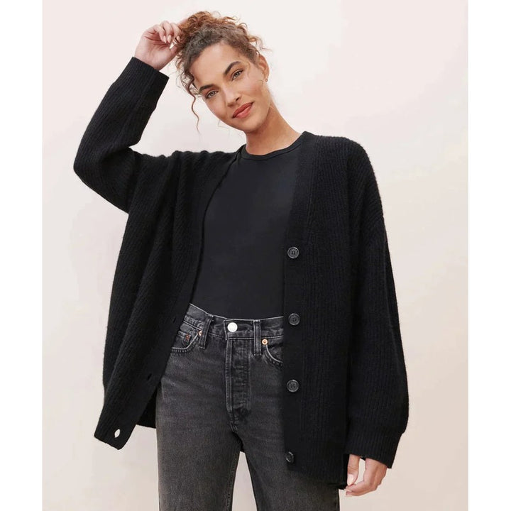 Carmina | V-Neck Button-Front Cardigan