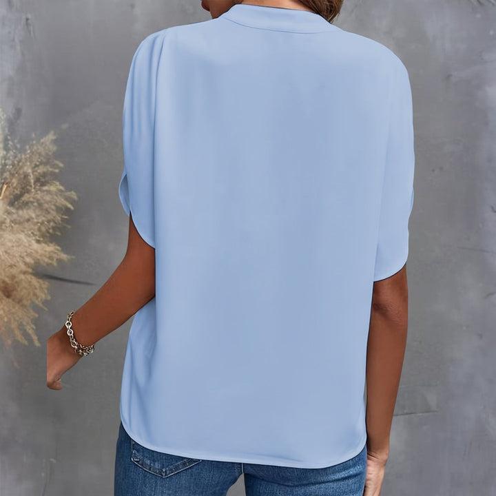 Women's V-Neck Blouse | Relaxed Oversized Silhouette