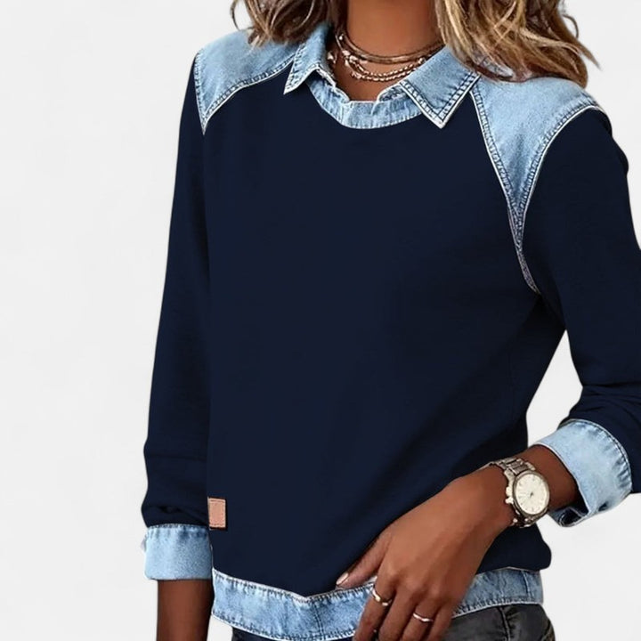 Zailah | -Look Panel Sweater