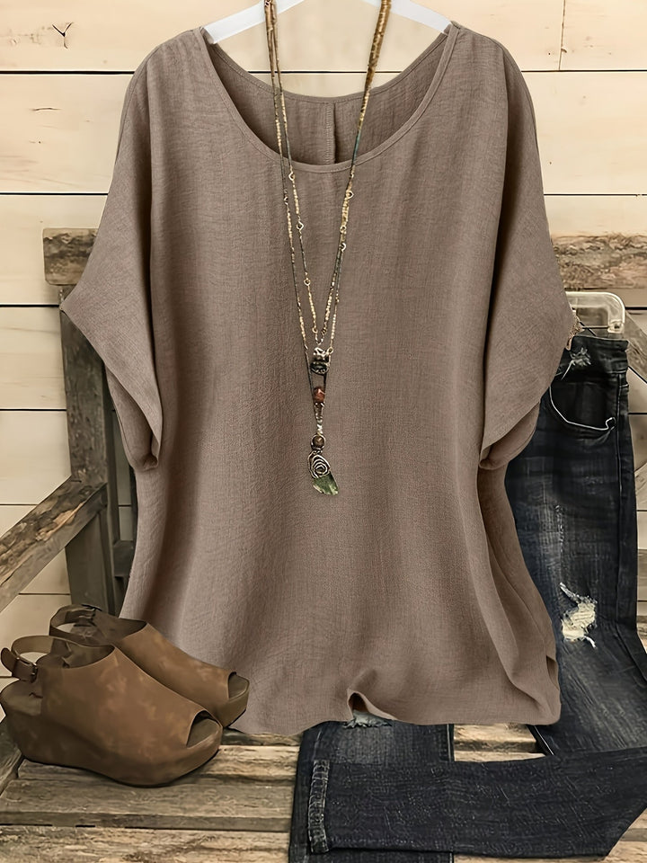Annie | Relaxed Fit Short Sleeve Top