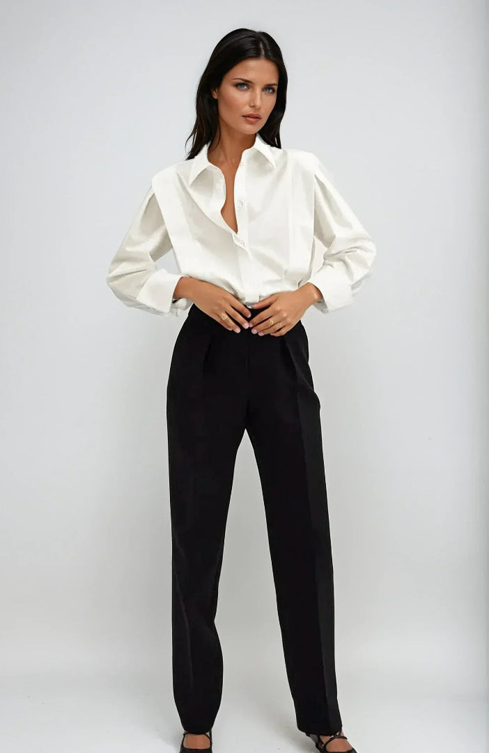Emma | Women’s Cotton Button-Up Longsleeve Shirt