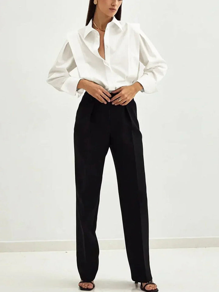 Emma | Women’s Cotton Button-Up Longsleeve Shirt