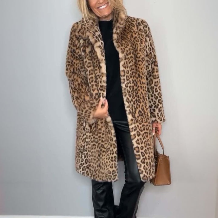 Dainna | Leopard Print Oversized Coat