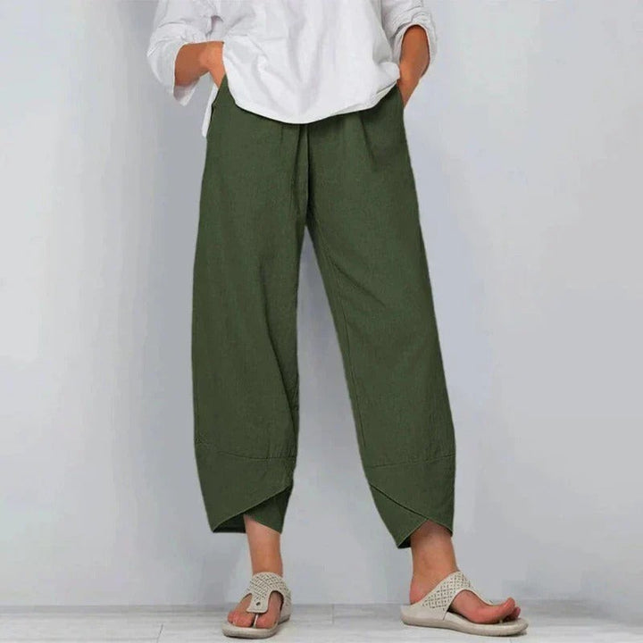 Priya | Cropped Wide-Leg Trousers