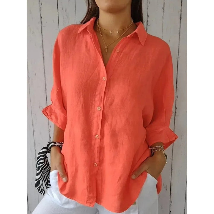 Women Camille | Relaxed Collared Button-Up Blouse