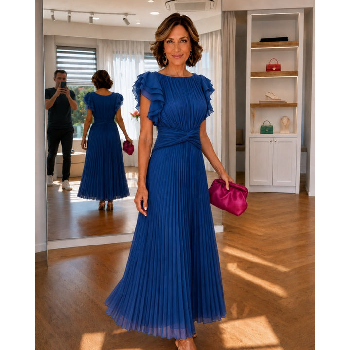 Lara | Women Pleated Maxi Dress