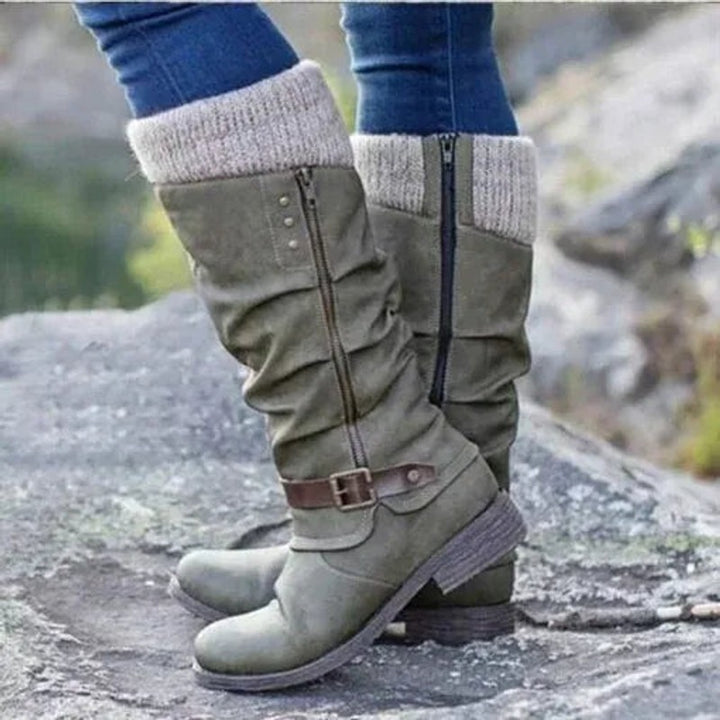 Livia | Women's Slouchy Knee-High Boots