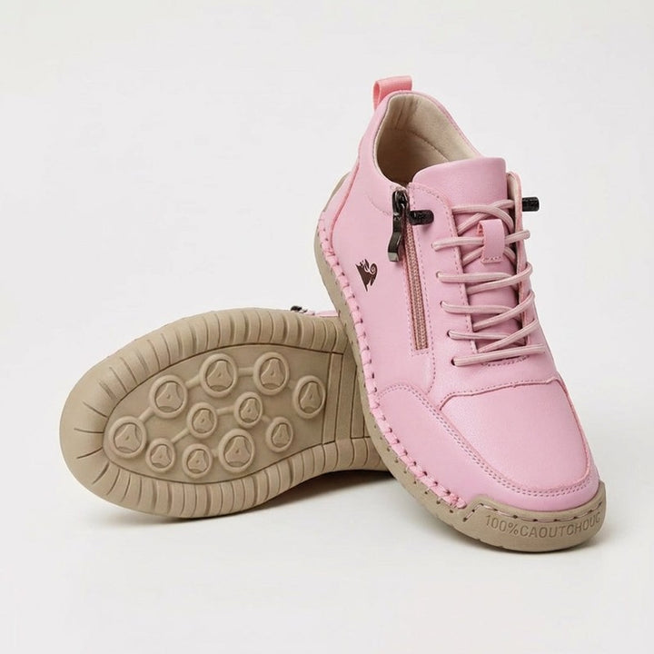 Women's Ankle-Height Sneaker with Side Zip