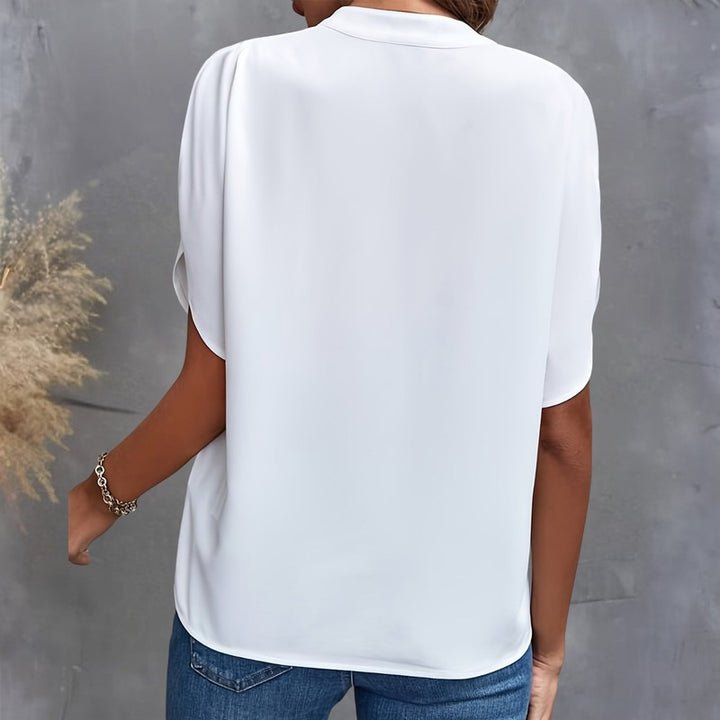 Women's V-Neck Blouse | Relaxed Oversized Silhouette