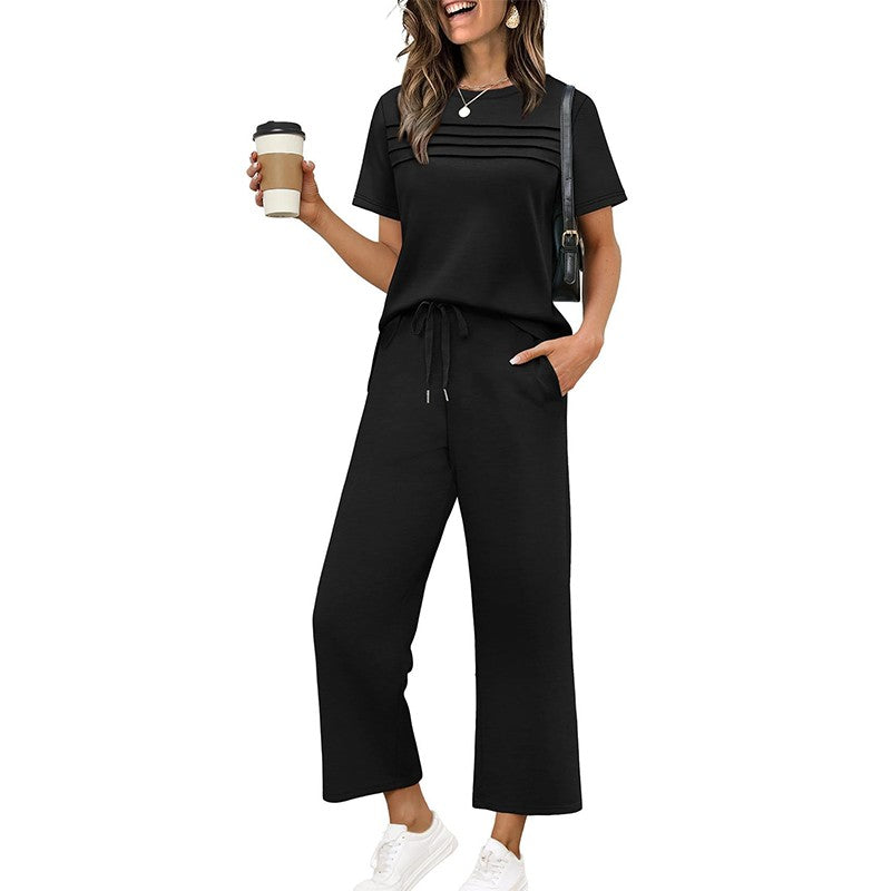 Marlowe | Pleated Detail Lounge Set