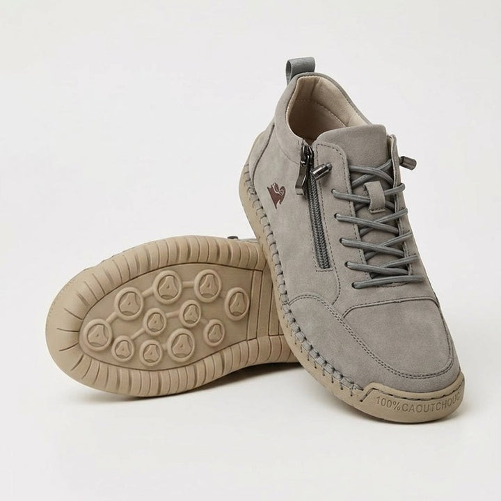 Women's Ankle-Height Sneaker with Side Zip