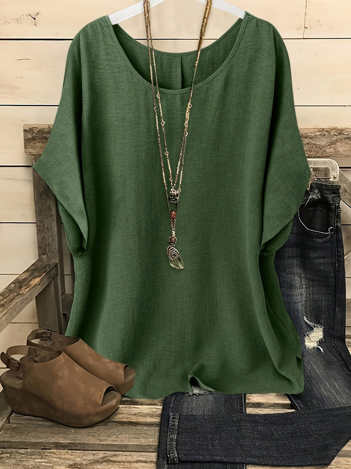 Annie | Relaxed Fit Short Sleeve Top