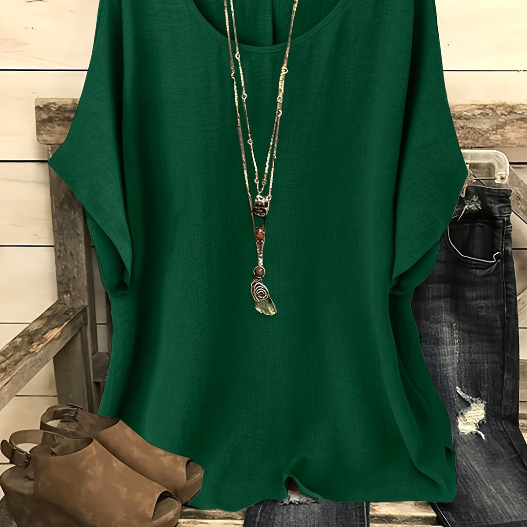 Annie | Relaxed Fit Short Sleeve Top