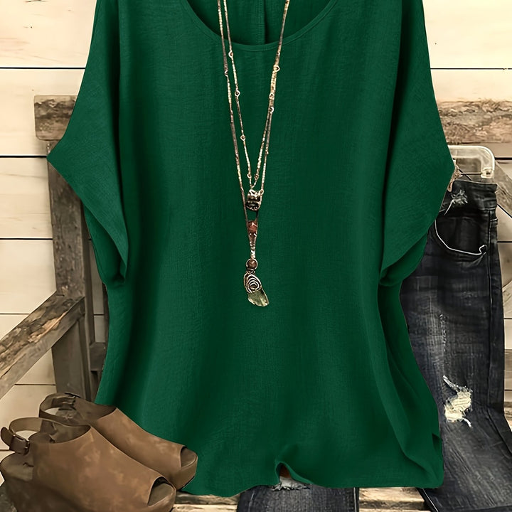 Annie | Relaxed Fit Short Sleeve Top
