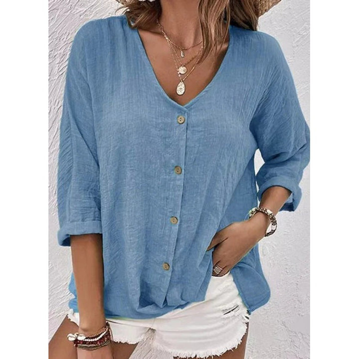 Fayo | Breezy Button-Front Summer Top