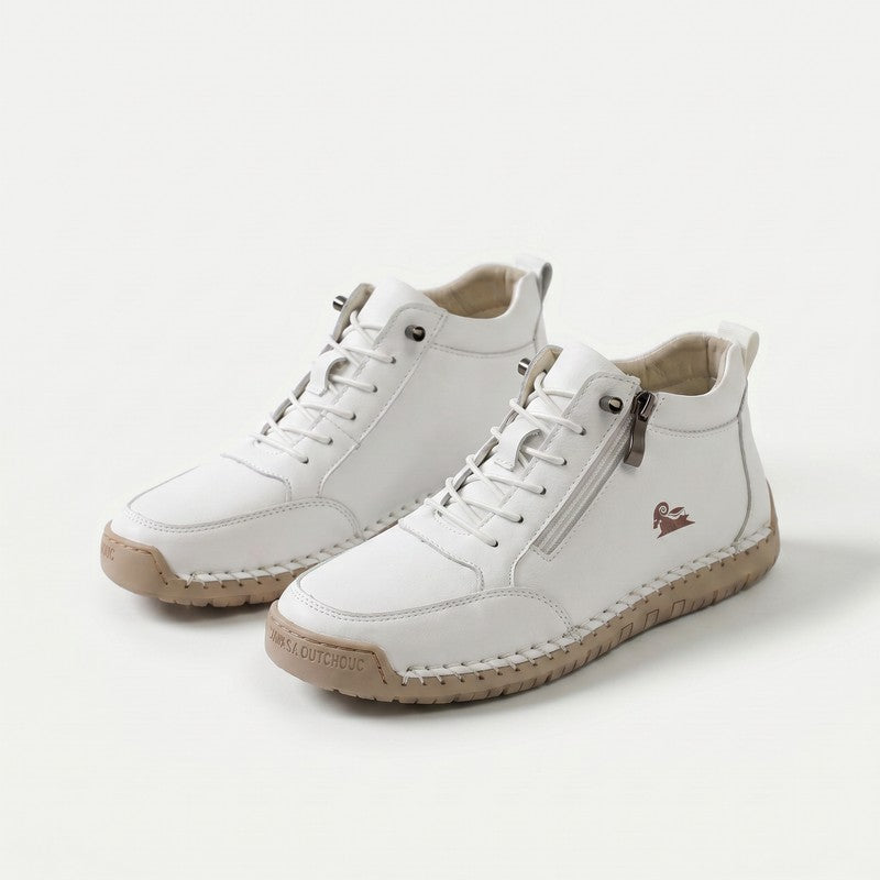 Women's Ankle-Height Sneaker with Side Zip