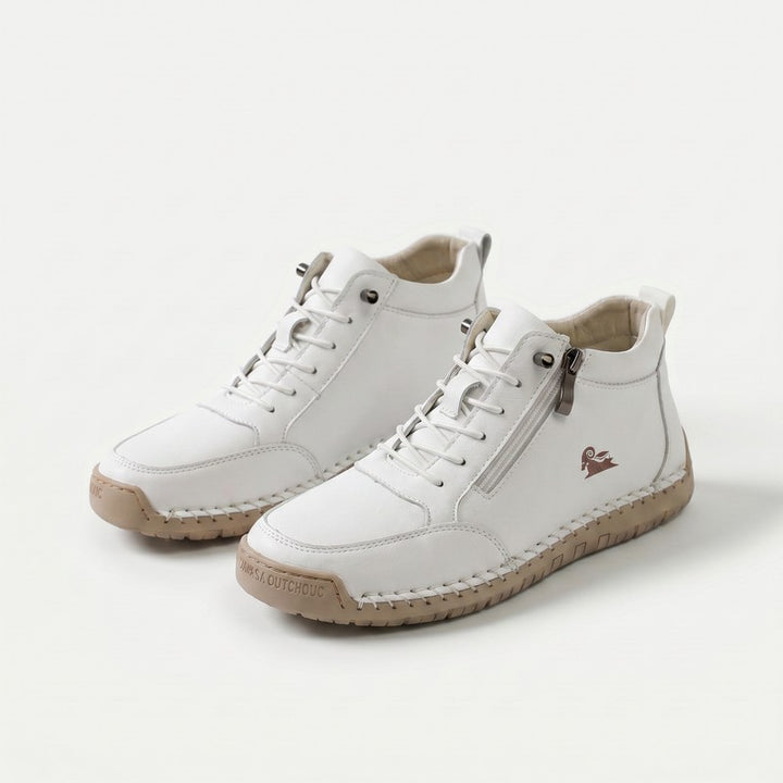 Women's Ankle-Height Sneaker with Side Zip