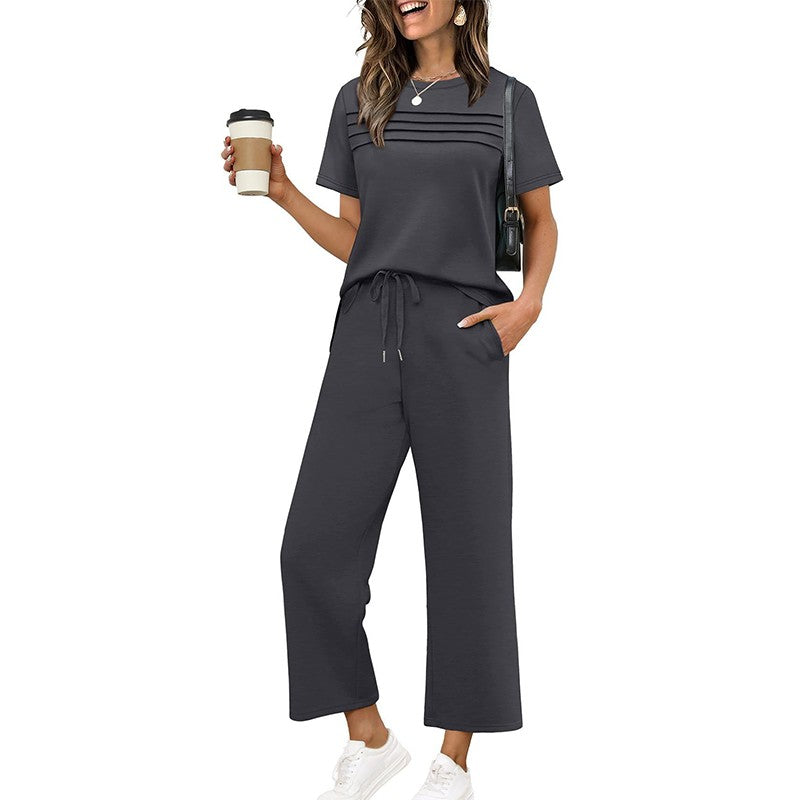 Marlowe | Pleated Detail Lounge Set