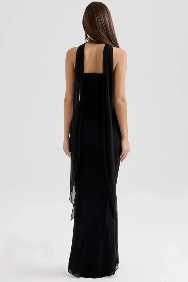 Hailey | The Midnight Hour Corset Maxi Dress
