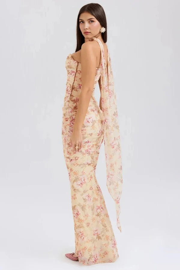 Hailey | The Midnight Hour Corset Maxi Dress