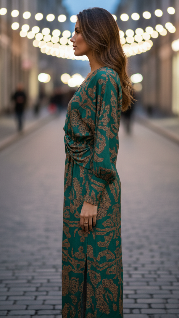 Elena | Elegant Longsleeve Dress