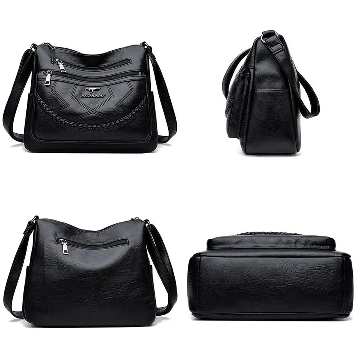 Zoey | Luxury Soft Leather Crossbody Shoulder Bag