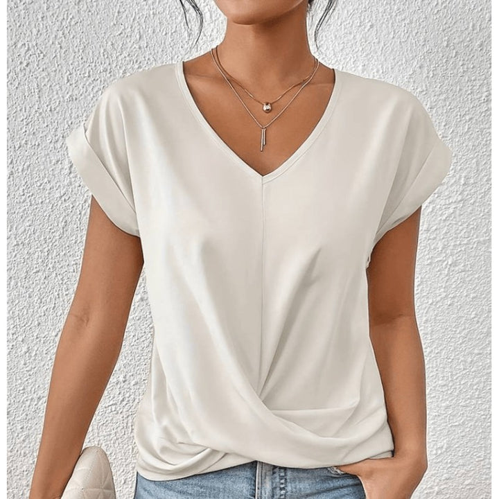Maray | Classic V-Neck Fitted Top